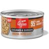 imageORIJEN Chunks ampamp Shreds Wet Cat Food Variety Pack Original  Salmon ampamp Chicken Entres 3oz Cans 12 Count 6 of EachOriginal Entre Chunks  Shreds