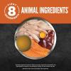 imageORIJEN Chunks ampamp Shreds Wet Cat Food Variety Pack Original  Salmon ampamp Chicken Entres 3oz Cans 12 Count 6 of EachOriginal Entre Chunks  Shreds