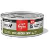 imageORIJEN Premium Pate Wet Cat Food Variety Pack Original  Duck ampamp Chicken Recipes 3oz Cans 12 Count 6 of EachDuck