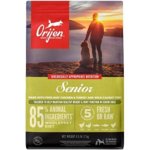 imageORIJEN Grain Free High Protein Dry Dog Food Fit ampamp Trim Recipe 13lb BagSenior Recipe