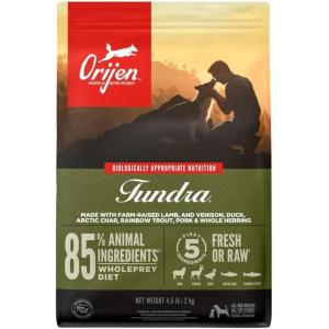 imageORIJEN Grain Free High Protein Dry Dog Food Fit ampamp Trim Recipe 13lb BagTundra Recipe