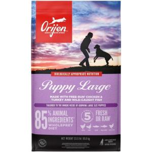 imageORIJEN Grain Free High Protein Dry Dog Food Puppy Large Recipe 235lb Bag