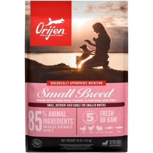imageORIJEN Grain Free High Protein Dry Dog Food Small Breed Recipe 10lb Bag