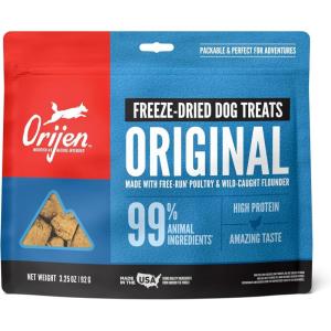 imageORIJEN Grain Free High Protein Freeze Dried Dog Treats Original Recipe 325oz Bag