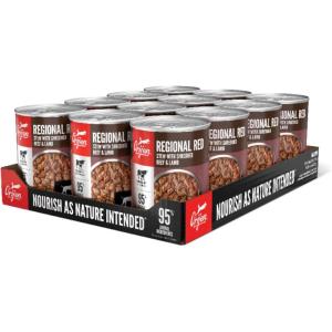 imageORIJEN Pate Wet Dog Food Chicken Recipe with Liver 128oz Cans 12 CountBeef