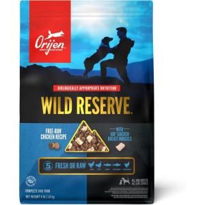 imageORIJEN Wild Reserve Dry Dog Food FreeRun Chicken Recipe 4lb Bag