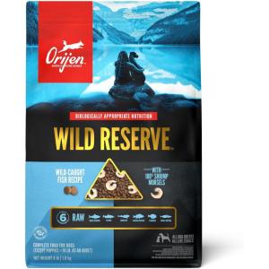 imageORIJEN Wild Reserve Dry Dog Food WildCaught Fish Recipe 4lb Bag